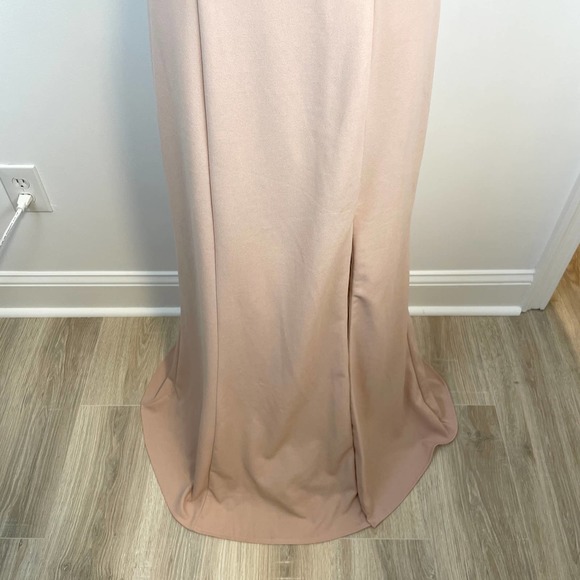 Show Me Your Mumu Paris Gown in Dusty Blush Stretch Size Medium New - Picture 9 of 16